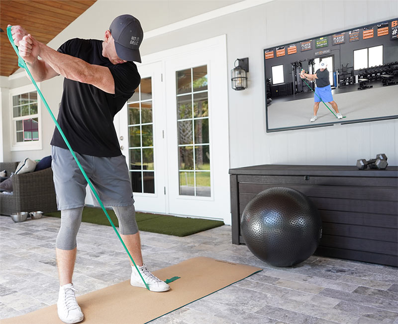 golf fitness at home